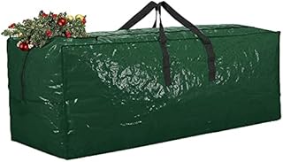 Christmas Tree Storage Bag-Extra Large Xmas Tree Bag with Double Zipper,Fits Up to 9ft Tall Trees,Heavy Duty Zip Up Sack for Xmas Tree and Decorations