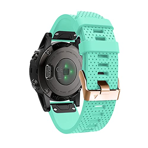 Bracelet silicone Garmin Fenix 5S anti transpiration 20mm