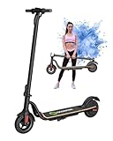 MEGAWHEELS Electric Scooter for Adults & Teens - 220 lb Capacity, 15.5 MPH, 14 Mile Range, 26 lb Lightweight Commuter Scooter with 8' Honeycomb Tires