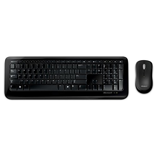 Image of Microsoft Wireless Desktop 800 Keyboard and Mouse Set (Black)