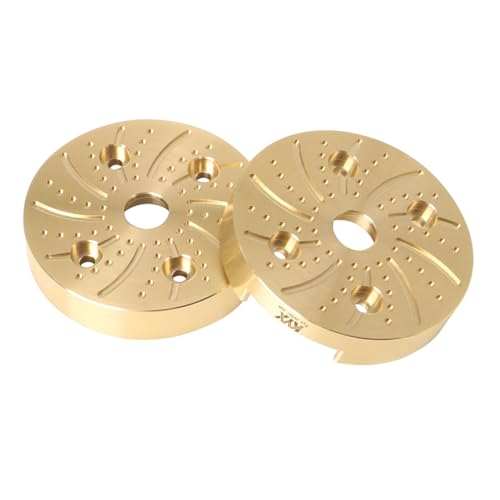 Plaques de couverture de portail en laiton lourd anti-vibration pour Axial - 5