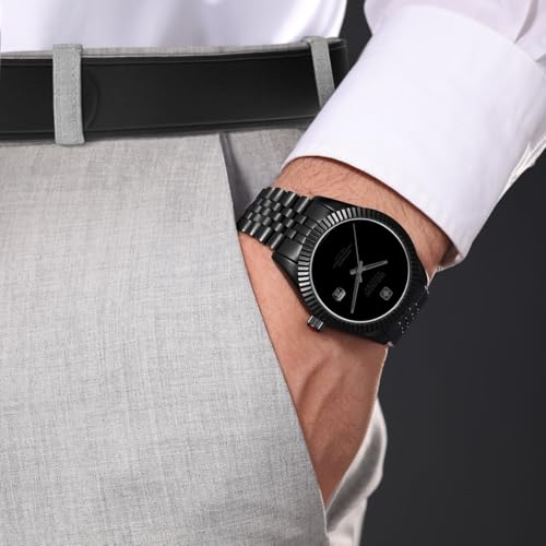 Image of Swiss Military Hanowa SMWGL0005530 Dark Night - Swiss Made Round Musou Black Automatic - Watch for Men