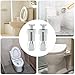 Hinge Bolts Nuts Set – Stainless Steel Mounting Tools, Toilet Hardware Parts | 2-Pack Seat Screws With Reinforced Threads Stable Fix, Secures Fitting Solution For Bathroom Repair Fastening Tasks