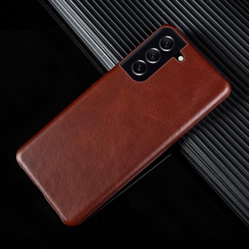 Étui en cuir véritable Samsung S20 S21 S22 Plus contre les rayures, fait main