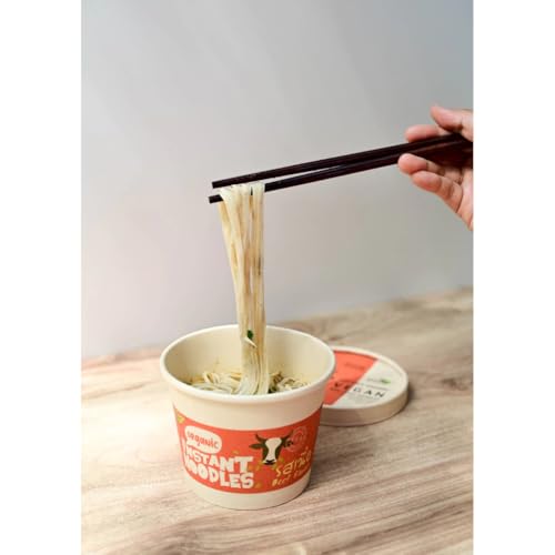 ลำลำ Brown Rice Ramen Noodles, Vegan Beef Style Flavor, Quick-Cook Noodle Soup 75g image 5