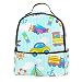 Mochila ligera con patrón de cohete de coche de transporte de dibujos animados para la universidad, viajes, escuela, mochila, casual, para hombres y mujeres, Multicolor, Talla única