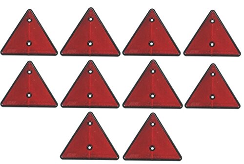 leisure MART Lmx1878 Triangle réflecteurs, Rouge