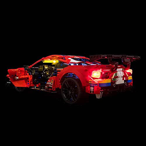 Light My Bricks Lichter für Lego Ferrari 488 GTE 42125 – Bild 4