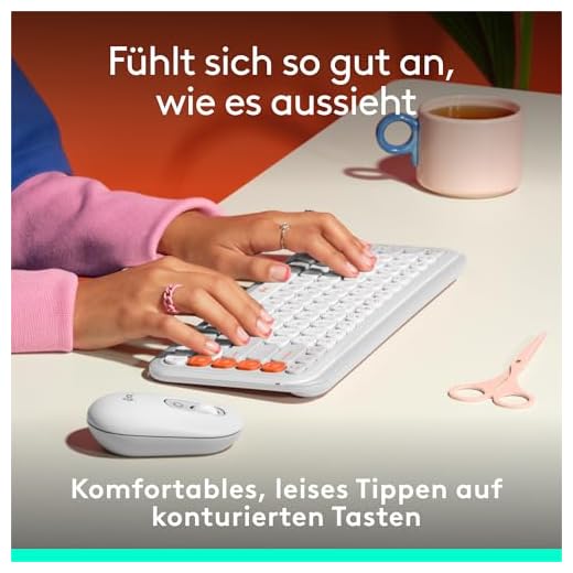 Logitech POP ICON KEYS kabellose Tastatur