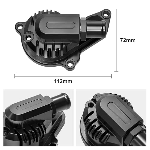 Protector de piñón para Suzuki DRZ400 y tapa de bomba agua azul 3