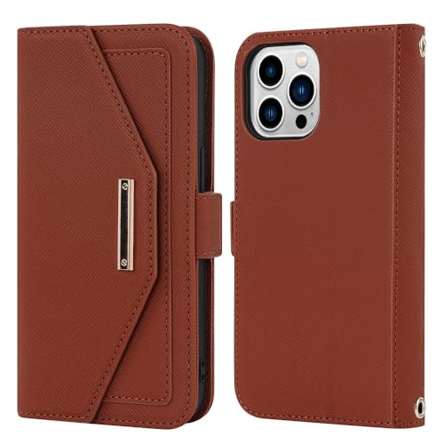 Étui portefeuille iPhone 12 Mini avec support magnétique et fente carte
