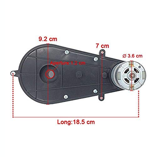 550 30000Rpm Gearbox With 12V Motor,Electric Motor With Gear Box For Kids Electric Cars And Motorcycles High Speed Rs550 Drive Engine Match Children's Ride On Cars #TOP2