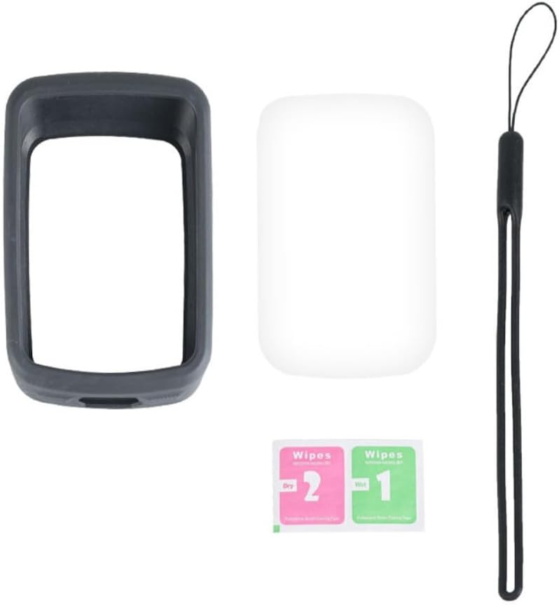 Protective Silicone Case with Screen Film for C606 Bicycle Computer, Designed to Shield Device From Environmental and Physical Damage (Cover + film)