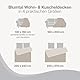 Blumtal Fleecedecke, 150 x 200 cm, weiß, Oeko-TEX®-Zertifiziert, Sofadecke, Cocooning – Fleecedecke dick, flauschig, weich und warm – hohe Qualität