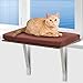 bundaloo cat window perch seat with washable removable cover (small - medium)