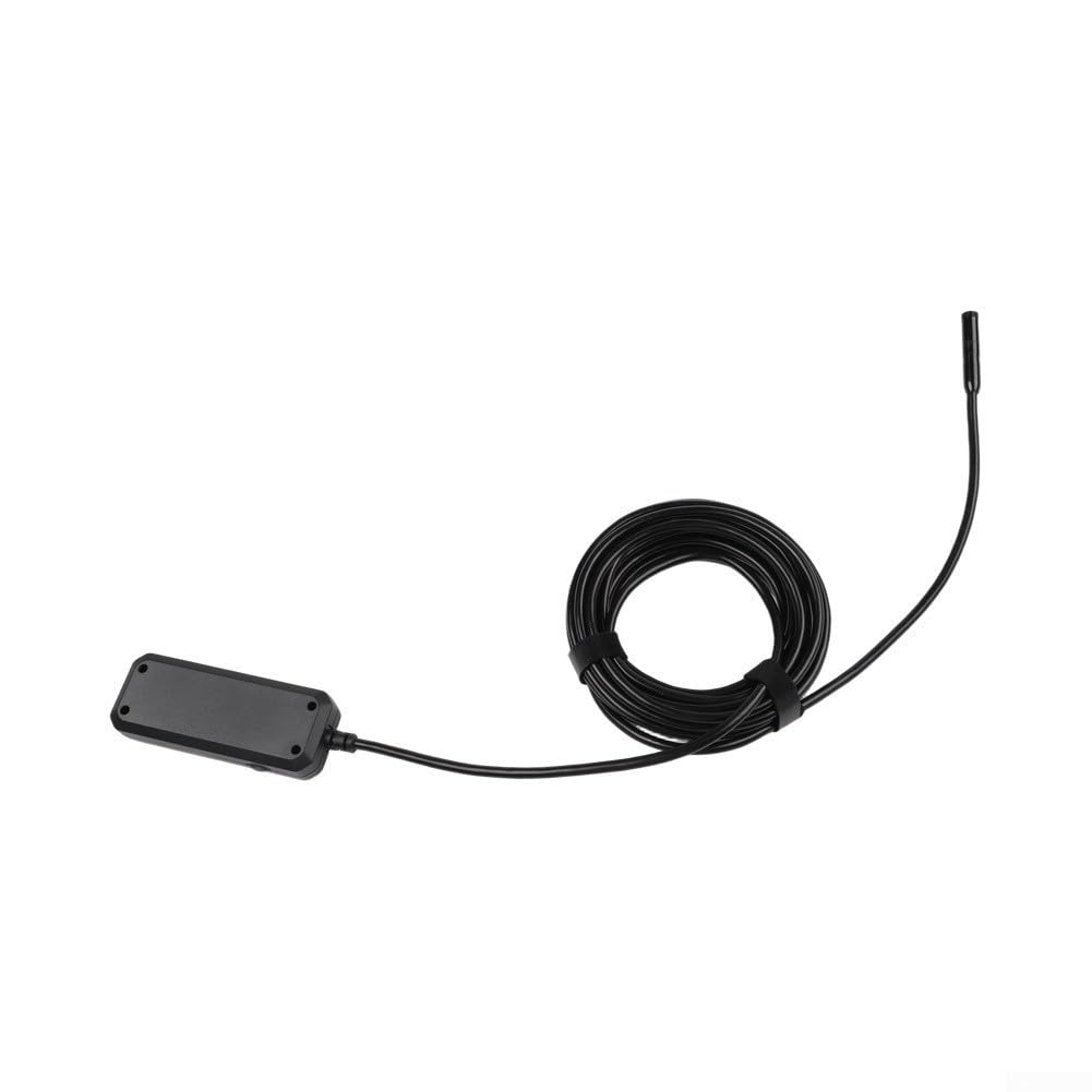 8 mm Dual-Objektiv-Inspektionskamera, WLAN, kabellos, Endoskop, 2 MP, HD, Schlangenfernrohr mit Licht für Abflussrohr, Automotor, Wandvermessung (5 m)