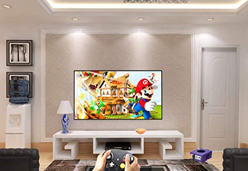 Vtone ZE010-2 Wireless Game Cube Controller, 2 Pieces 2.4G Wireless Classic Gamepad With Receiver Adapter For Wii Game Cube Ngc Gc thumb #5