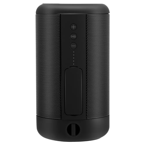 Haut-parleur haute puissance sans fil double enceinte, l'élégance acoustique noire