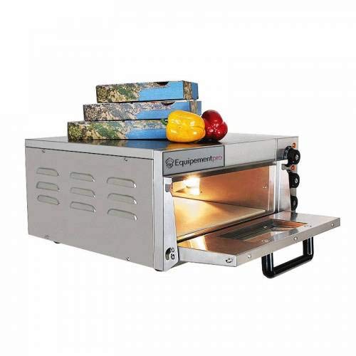 {ep-1st} horno de Pizza (acero inoxidable, 4 x 20 cm horno de Pizza profesional horno a Pizza acero inoxidable horno A tatre Flambée