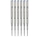 Monteverde USA Capless Gel Refill To Fit Montblanc Ballpoint Pens - Medium Point, Blue (6 Pack) (M433BU)