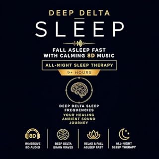 Fall Asleep Fast with Calming 8D Music | All-Night Sleep Therapy | 9+ Hours cover art