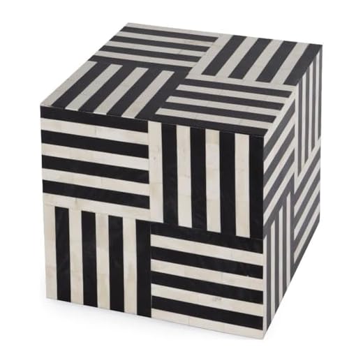 Butler Specialty Zuri Square Bone inlay Table