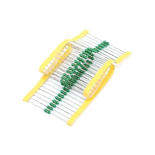 MCSEROST 50 inductores de Anillo de Color 0410 1/2W 10uh 100k Inductancia de Bobina de Choque axial