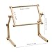 Needlework Table and Lap Hands-Free Stand with Adjustable Frame Made of Organic Beech Wood Tapestry Cross Stitch Embroidery Frame Holder (25x32 cm (9.8