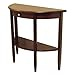 Concord Hall / Console Table, Half Moon with Drawer, Shelf RTM13457