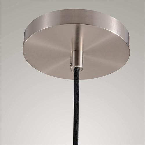 Miniatura 8 de Juego de dos luces colgantes de gota de lluvia, luces colgantes de níquel para isla de cocina, iluminación colgante de interior, lámparas colgantes,