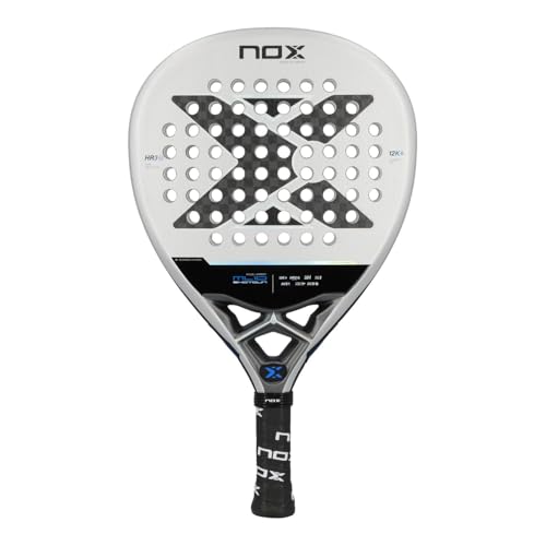 NOX - Pala de Pádel ML10 Shotgun 12K Luxury Series, Pala Pádel con Forma de Lágrima para Control...