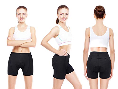 Sportneer Padded Cycling Shorts Women, Women's 3D Padded Cycling Shorts Padded Bicycle Cycling Underwear Shorts Women w… - Image 8