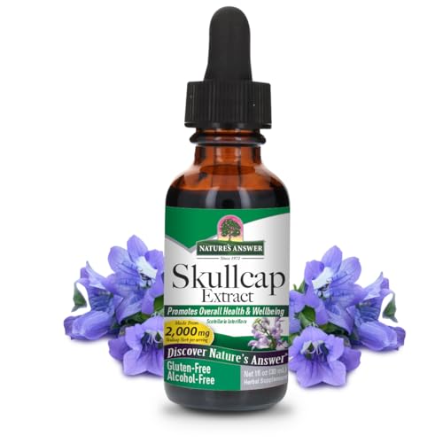 Natures Answer Alcohol-Free Skullcap Herb 1-Fluid Ounce