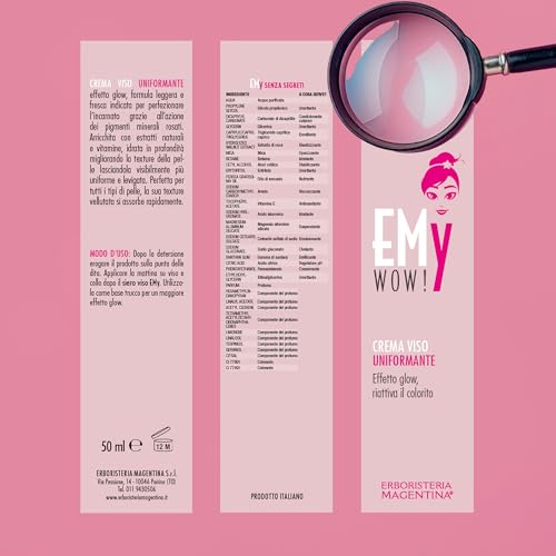 Erboristeria Magentina Emy - Crema Viso Uniformante, 50Ml - 4