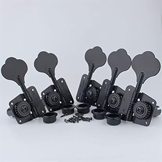 FLFL Chevilles Cordes Guitare Ouvrir Les Têtes De Basse Électrique Électrique Tuners Tuning PEG Noir pour LA Bass (Color… - Les Beatles, Paul McCartney, John Lennon, RIngo Starr, George Harrison