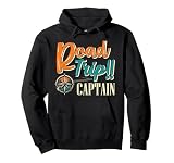 Vintage Family Matching Road Trip Captain Pullover Hoodie
