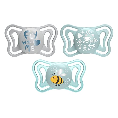 Chicco PhysioForma Light Chupete 2-6 Meses, Recién Nacido,Chupetes con Pezón Suave de Silicona, Ayuda a la Respiración Fisiológica y Favorece Desarrollo Correcto de la Boca, Colores Surtidos Azul, 2pz Chicco PhysioForma Light Chupete 2-6 Meses, Recién Nacido,Chupetes con Pezón Suave de Silicona, Ayuda a la Respiración Fisiológica y Favorece Desarrollo Correcto de la Boca, Colores Surtidos Azul, 2pz
