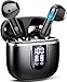 Cuffie Bluetooth, Auricolari Bluetooth 5.4 con 4 ENC HD Mics Immersivo, 40Ore Mini Cuffie Wireless Cancellazione Rumorecon, USB-C, IP7 Cuffie Senza Fili per Androide/iOS, Touch Control, LED, Nero