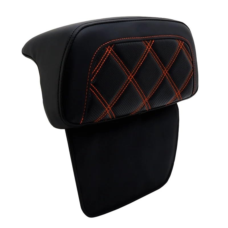Coussin dossier de moto bagage haché noir pour Street Glide et Electra 2009-2022