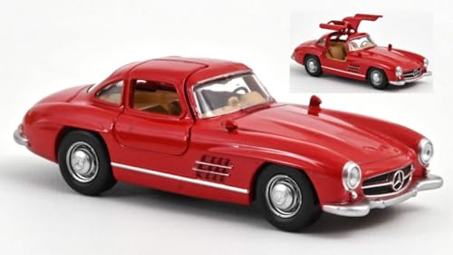 Modelo escala 1:43 Mercedes 300 SL 1954 rojo Norev