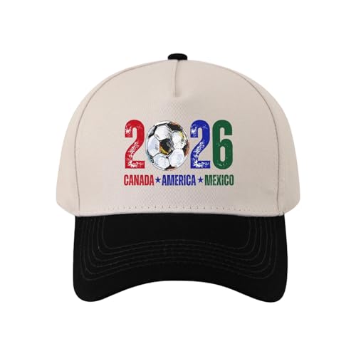 Bbajszx 2026 Gorra de béisbol Ajustable de fútbol poliéster Transpirable para Gorra de béisbol Unisex para Hombres y Mujeres
