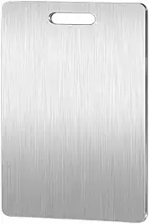 Tabua de Corte Pura com Alça -Proof -Lado Saúde Resistente para Cozinha