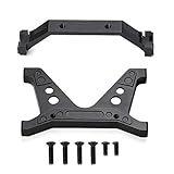 MORFUM RC Crawler Car Aluminum Front Rear Chassis Brace Mount Frame Rail Brace Bracket for 1/10 Axial SCX10 II 90046 90047 SCX10 Upgrades Parts Accessories