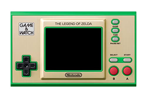 The Legend of Zelda handheld game console met 3 klassieke Zelda games en digitale klok, retro stijl - Afbeelding 4