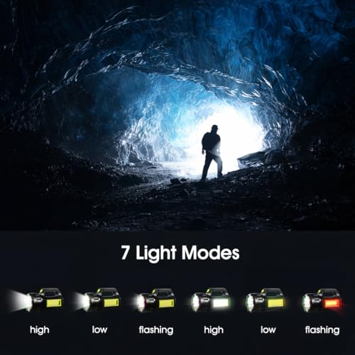 Image of Visione Arc Heavy Duty Rechargeable LED Torch Light - Long Distance High Range Searchlight with Side COB Emergency Lantern, Solar Charging Panel and Built-in Top Handle for Farming, Home & Camping