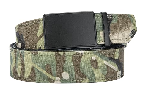 Image of CHAOREN 1.5 inch Nylon Ratchet Belts for Men - Adjustable Casual Work Belt with Slide Buckle - Trim to Fit