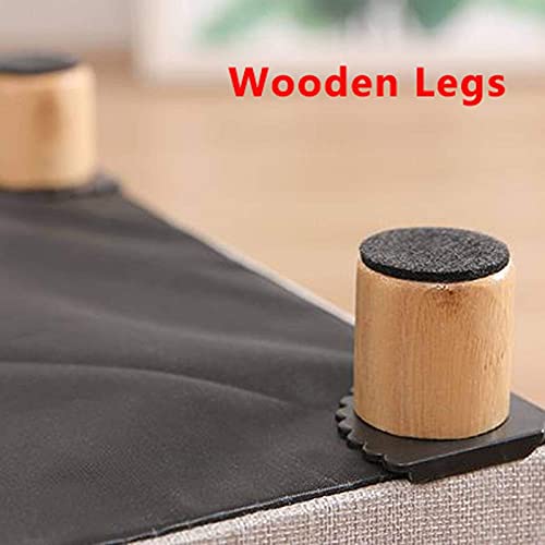 Ottoman en lin gain de place pour optimiser le rangement du salon - 5