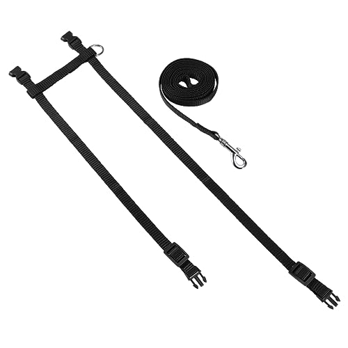 Hohopeti Cat Harness Dog Harness Leash Reflective Adjustable Comfortable for Outdoor Walks