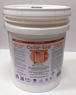 TriCoPolymer VOC Free Non Toxic 5 Gal. Clear Satin Cedar-Seal