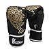 Guantes Junior para Niños Y Adultos Guantes De Cuero para Artes Marciales,Negro